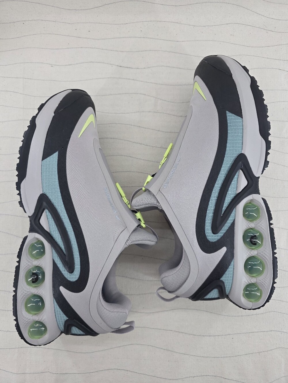 Nike Mens Air Max Dn Roam College Grey Lemon Twist Sneakers HQ8605-003 Sz 9.5 - Picture 9 of 11